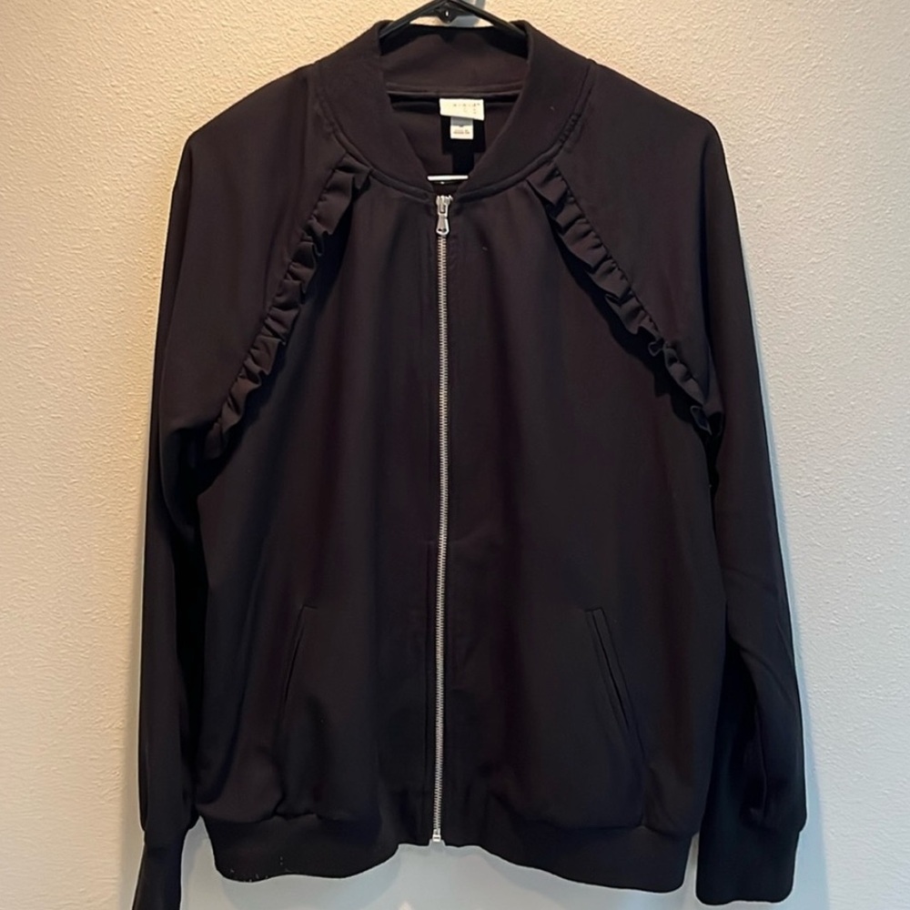 A New Day Ruffles Zip Up Jacket